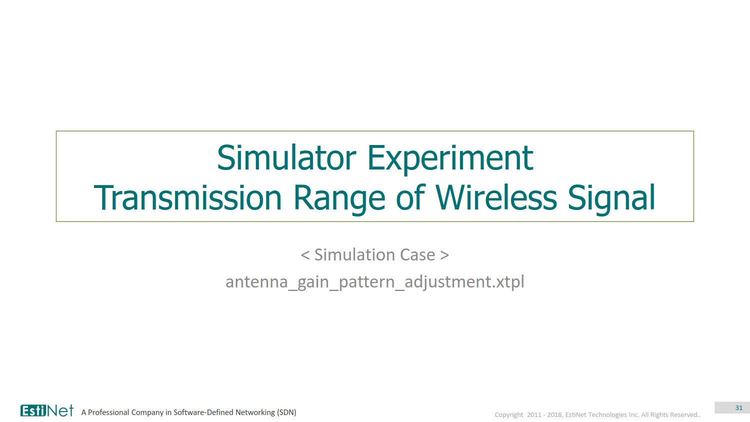 2. Simulator Experiment - Physical Layer_v1.1_20180713_31